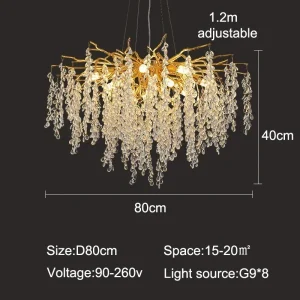 Modern Luxury Crystal Chandelier