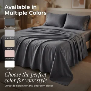 Cooling Bamboo Bed Sheets Set