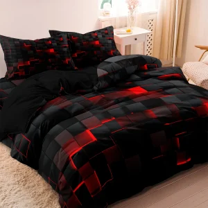 3pcs Duvet Set 3D Digital Print