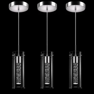 LED Ceiling Pendant Crystal Light Fixture