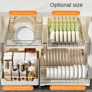 Kitchen Cabinet Pull-out Organizer Racks
